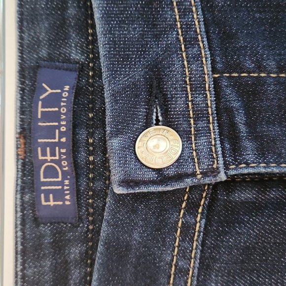 Fidelity Scoop jeans viper rinse, size 30 - Picture 2 of 8